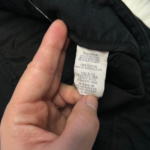 THEORY Black Bennie Shorts Womens Size 4 Summer Comfort Casual Basics Capsule - Picture 5 of 5